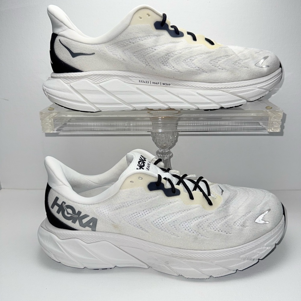 HOKA ARAHI 6 White/BLACK